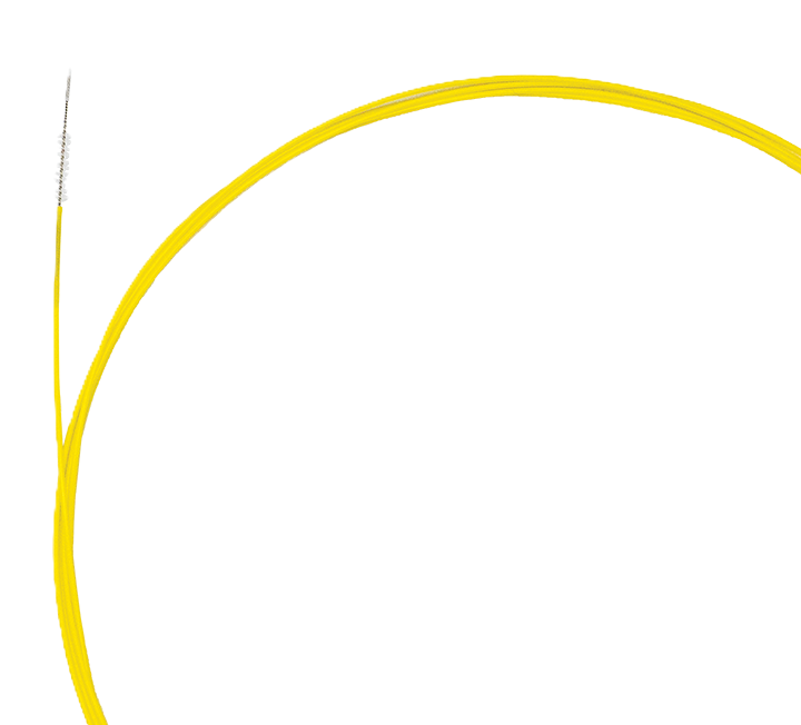 Cepillo quirúrgico | Cepillo cilíndrico 2 mm Amarillo